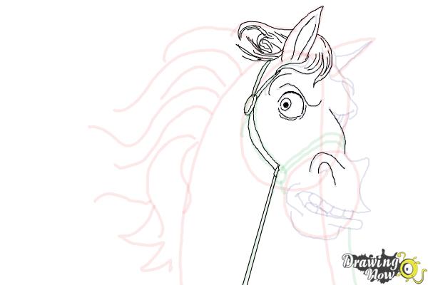 How to Draw Maximus from Tangled - Step 11 How to Draw Maximus from Tangled - Step 11