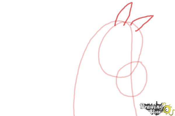 How to Draw Maximus from Tangled - Step 3 How to Draw Maximus from Tangled - Step 3