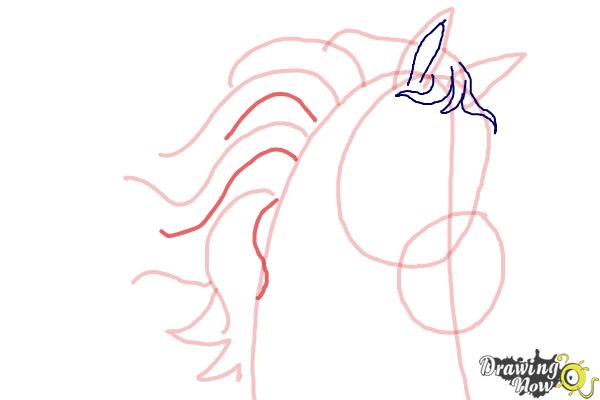 How to Draw Maximus from Tangled - Step 5 How to Draw Maximus from Tangled - Step 5