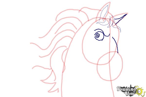 How to Draw Maximus from Tangled - Step 6 How to Draw Maximus from Tangled - Step 6
