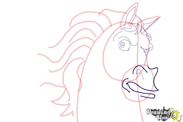 How to Draw Maximus from Tangled - Step 8 How to Draw Maximus from Tangled - Step 8