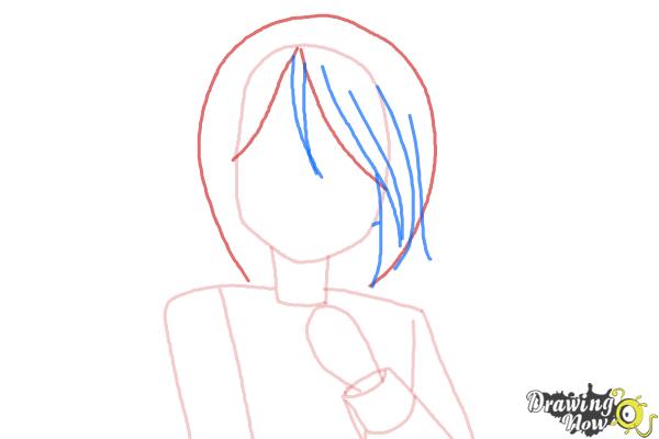 How to Draw Mayu Suzumoto from Corpse Party - Step 3 How to Draw Mayu Suzumoto from Corpse Party - Step 3