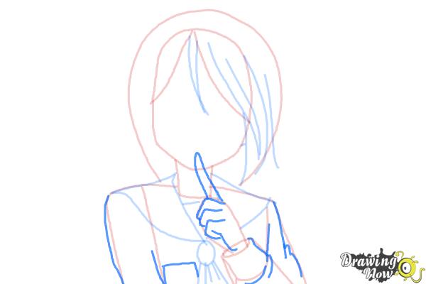 How to Draw Mayu Suzumoto from Corpse Party - Step 5 How to Draw Mayu Suzumoto from Corpse Party - Step 5