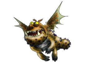 How to Draw Meatlug from How to Train Your Dragon 2