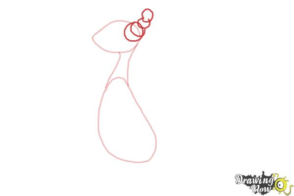 How to Draw Mega Ampharos - Step 3 How to Draw Mega Ampharos - Step 3