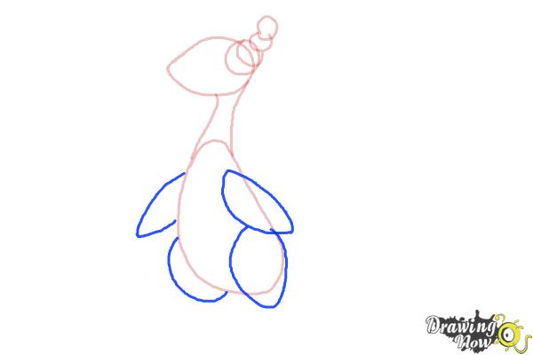 How to Draw Mega Ampharos - Step 4 How to Draw Mega Ampharos - Step 4