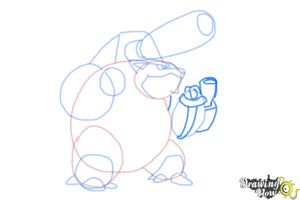 How to Draw Mega Blastoise from Pokemon X How to Draw Mega Blastoise from Pokemon X