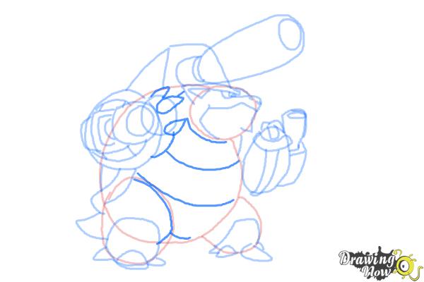 How to Draw Mega Blastoise from Pokemon X How to Draw Mega Blastoise from Pokemon X