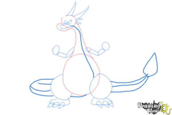 How to Draw Mega Charizard X - Step 6 How to Draw Mega Charizard X - Step 6