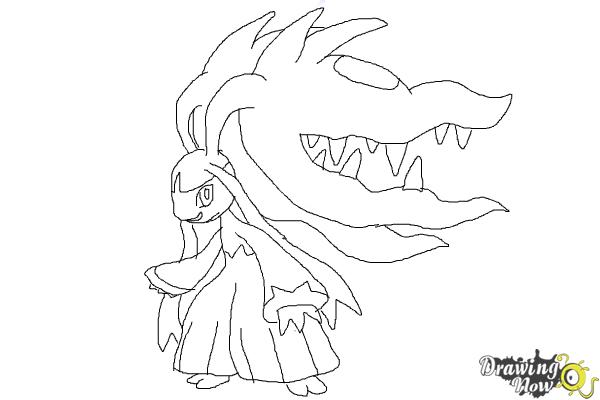 How to Draw Mega Mawile - Step 11 How to Draw Mega Mawile - Step 11