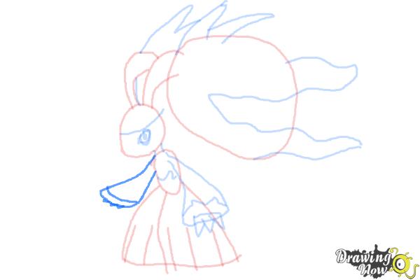 How to Draw Mega Mawile - Step 8 How to Draw Mega Mawile - Step 8