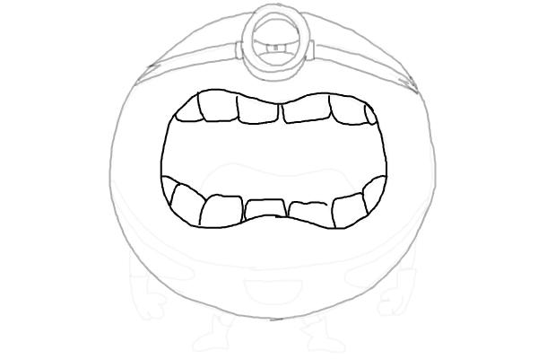 How to Draw Mega Minion Jerry from Despicable Me 4 - Step 10 How to Draw Mega Minion Jerry from Despicable Me 4 - Step 10