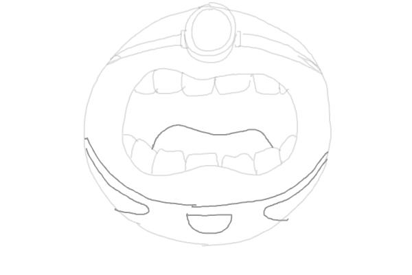 How to Draw Mega Minion Jerry from Despicable Me 4 - Step 5 How to Draw Mega Minion Jerry from Despicable Me 4 - Step 5