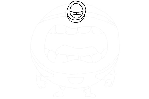 How to Draw Mega Minion Jerry from Despicable Me 4 - Step 8 How to Draw Mega Minion Jerry from Despicable Me 4 - Step 8