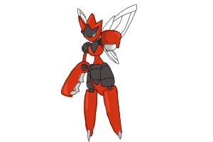 How to Draw Mega Scizor