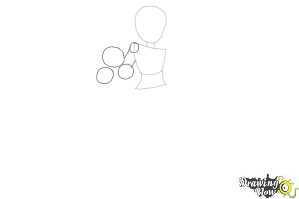 How to Draw Mewtwo from Pokemon - Step 3 How to Draw Mewtwo from Pokemon - Step 3