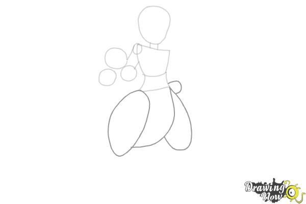 How to Draw Mewtwo from Pokemon - Step 4 How to Draw Mewtwo from Pokemon - Step 4