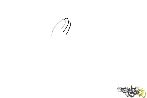 How to draw Mickey Mouse Dabbing - Step 2 How to draw Mickey Mouse Dabbing - Step 2