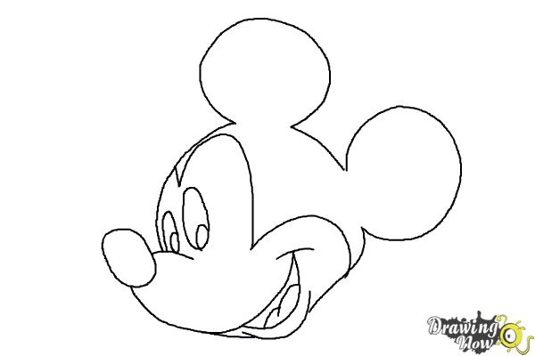 How to Draw Mickey Mouse Step by Step - Step 8 How to Draw Mickey Mouse Step by Step - Step 8