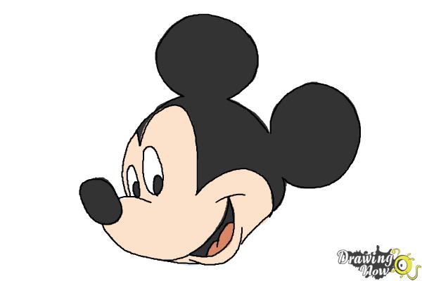How to Draw Mickey Mouse Step by Step - Step 9 How to Draw Mickey Mouse Step by Step - Step 9