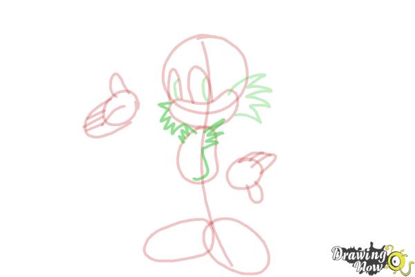 How to Draw Miles Prower, Tails from Sonic - Step 12 How to Draw Miles Prower, Tails from Sonic - Step 12