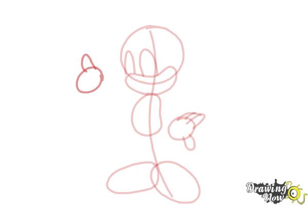 How to Draw Miles Prower, Tails from Sonic - Step 8 How to Draw Miles Prower, Tails from Sonic - Step 8