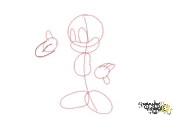 How to Draw Miles Prower, Tails from Sonic - Step 9 How to Draw Miles Prower, Tails from Sonic - Step 9