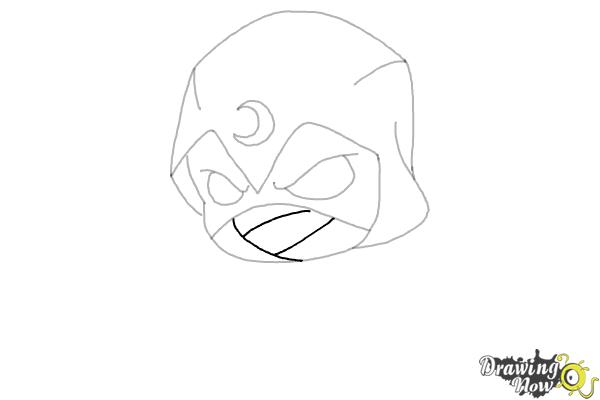 How to Draw Moon Night - Step 7 How to Draw Moon Night - Step 7