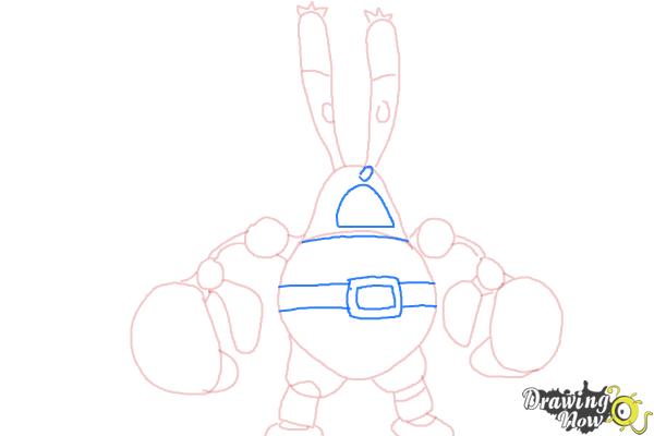 How to Draw Mr. Krabs, Sir Pinch-A-Lot from Spongebob: Sponge Out Of Water - Step 8 How to Draw Mr. Krabs, Sir Pinch-A-Lot from Spongebob: Sponge Out Of Water - Step 8