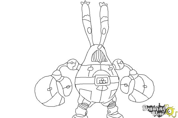 How to Draw Mr. Krabs, Sir Pinch-A-Lot from Spongebob: Sponge Out Of Water - Step 9 How to Draw Mr. Krabs, Sir Pinch-A-Lot from Spongebob: Sponge Out Of Water - Step 9