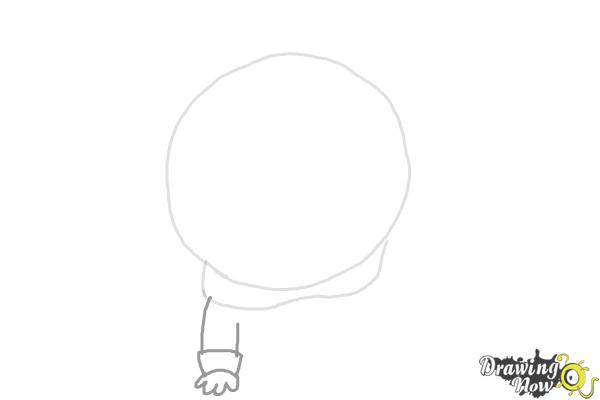 How to Draw Mysterion from South Park - Step 2 How to Draw Mysterion from South Park - Step 2