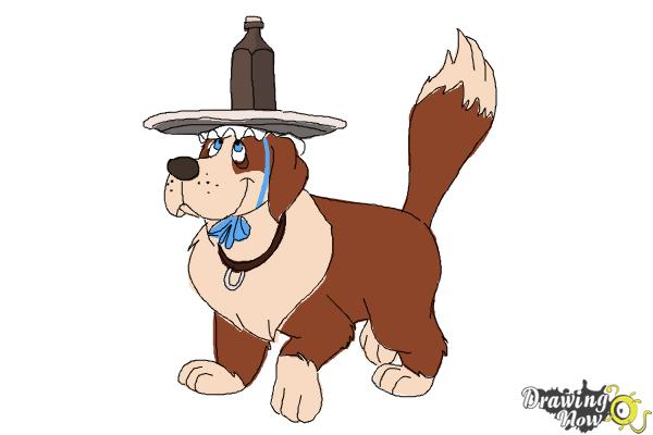 How to Draw Nana from Peter Pan - Step 9