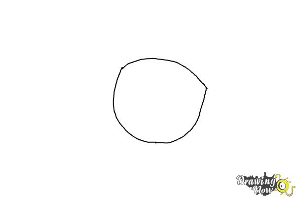 How to Draw Naruto Chibi Style - Step 1 How to Draw Naruto Chibi Style - Step 1
