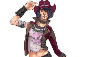 How to Draw Nisha from Borderlands The Pre-Sequel