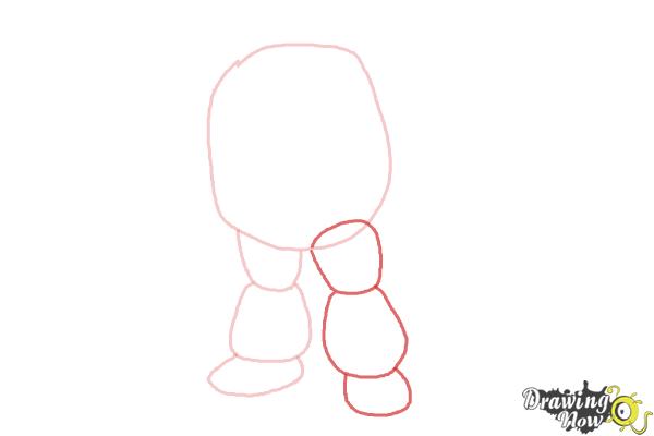 How to Draw Nrg from Ben 10 - Step 3 How to Draw Nrg from Ben 10 - Step 3