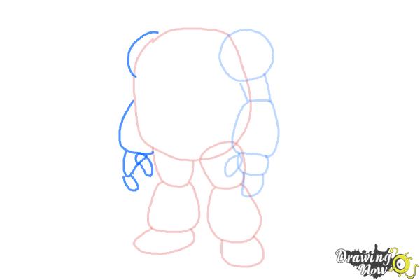 How to Draw Nrg from Ben 10 - Step 5 How to Draw Nrg from Ben 10 - Step 5