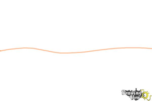 How to Draw Ocean Waves - Step 1 How to Draw Ocean Waves - Step 1