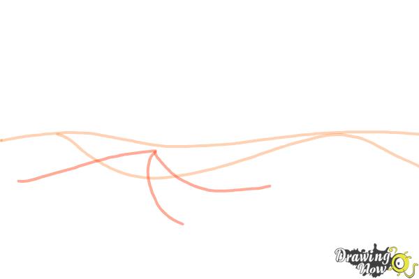 How to Draw Ocean Waves - Step 3 How to Draw Ocean Waves - Step 3