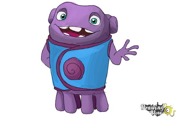 How to Draw Oh from Home - Step 10 How to Draw Oh from Home - Step 10