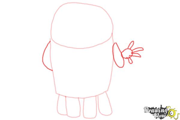 How to Draw Oh from Home - Step 5 How to Draw Oh from Home - Step 5