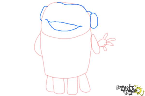 How to Draw Oh from Home - Step 6 How to Draw Oh from Home - Step 6