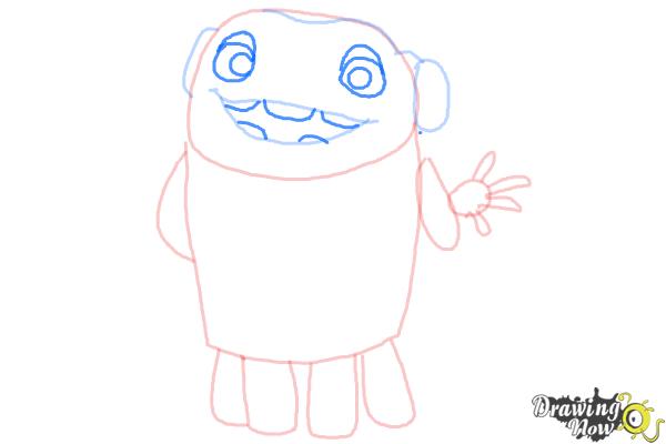 How to Draw Oh from Home - Step 7 How to Draw Oh from Home - Step 7