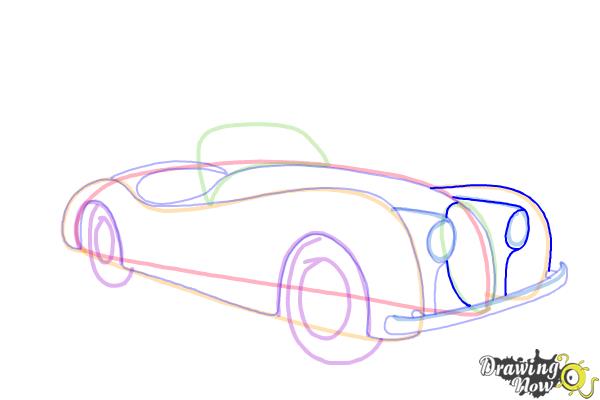 How to Draw Old Cars - Step 10