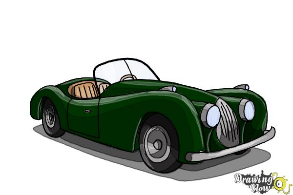 How to Draw Old Cars - Step 14