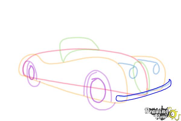 How to Draw Old Cars - Step 7
