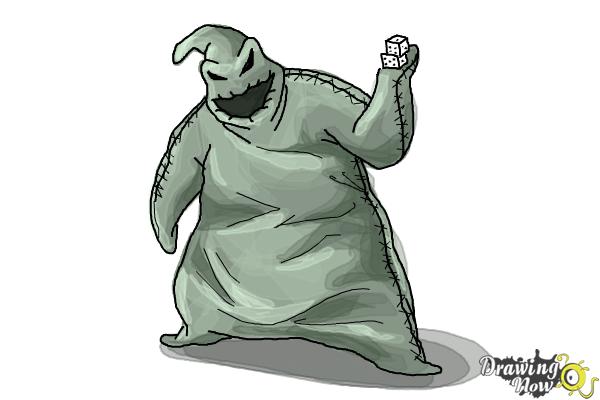 How to Draw Oogie Boogie, Disney Villain - Step 10 How to Draw Oogie Boogie, Disney Villain - Step 10