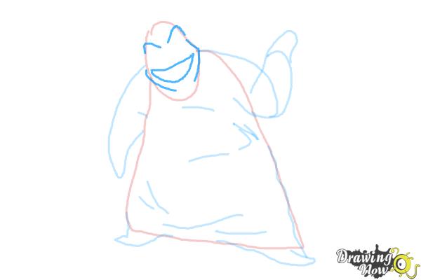How to Draw Oogie Boogie, Disney Villain - Step 7 How to Draw Oogie Boogie, Disney Villain - Step 7
