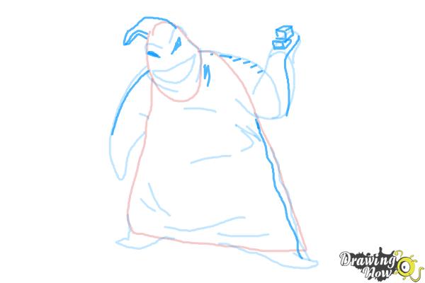 How to Draw Oogie Boogie, Disney Villain - Step 8 How to Draw Oogie Boogie, Disney Villain - Step 8