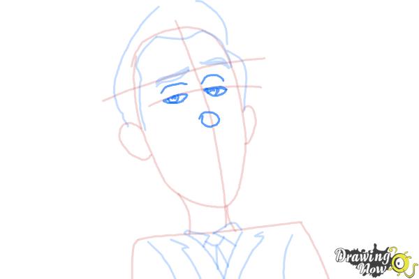 How to Draw Paul Peterson from Mr. Peabody &Amp; Sherman - Step 7