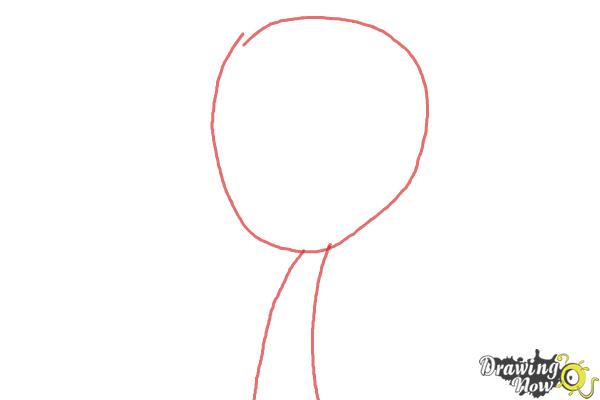 How to Draw Penny Peterson from Mr. Peabody &Amp; Sherman - Step 1 How to Draw Penny Peterson from Mr. Peabody &Amp; Sherman - Step 1